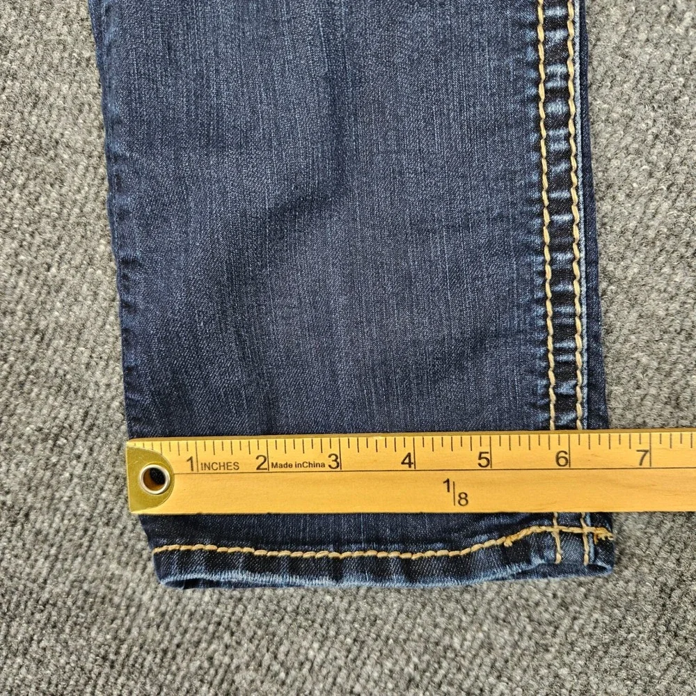 Silver Suki Capri Jeans Women's 26 Dark Wash Denim‎ Stretch Mid Rise Cropped